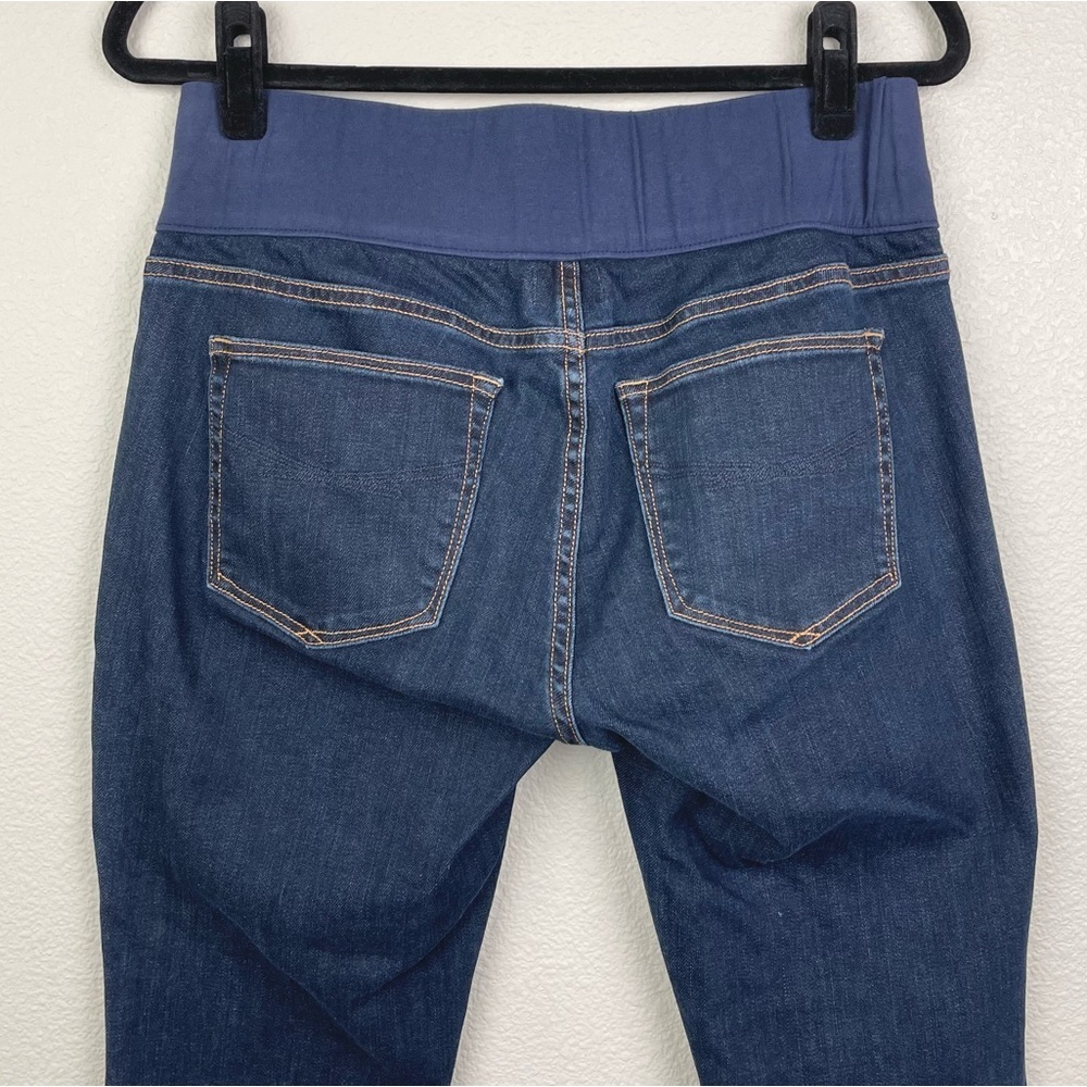 Gap Women's Maternity 29 8 Always Skinny Dark Wash Jeans Pull On Stretch Waist - Picture 8 of 14